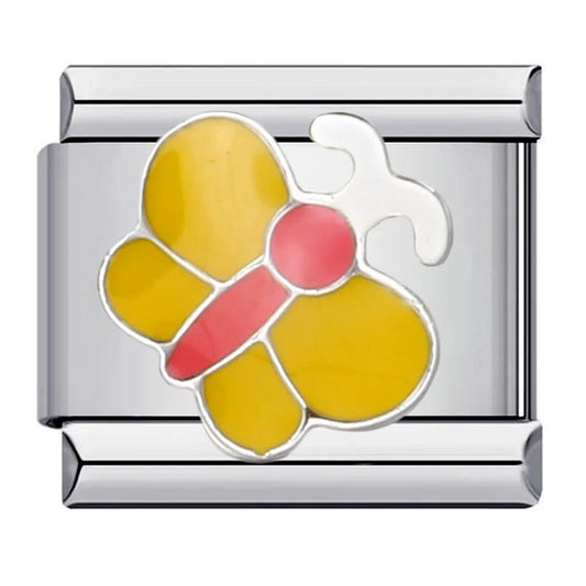 Butterfly Italian charm 9mm colorful butterfly design
