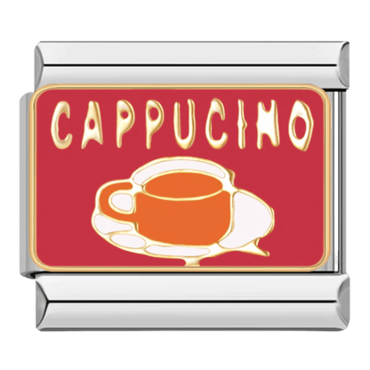 Cappucino 9mm Italian charm by Charmette compatible with all Italian charm bracelets
