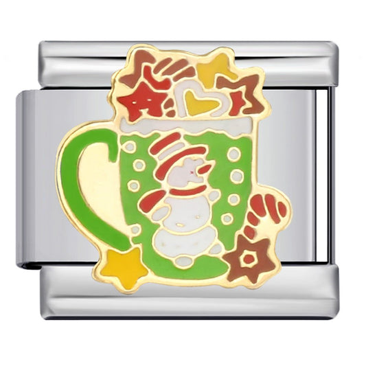 Christmas mug Italian charm 9mm