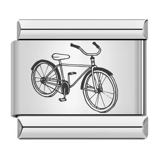 Classic bicycle Italian charm 9mm