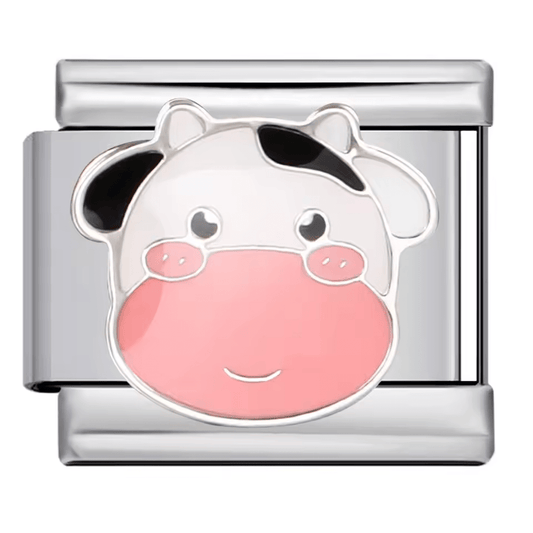 Cow animal Italian charm 9mm