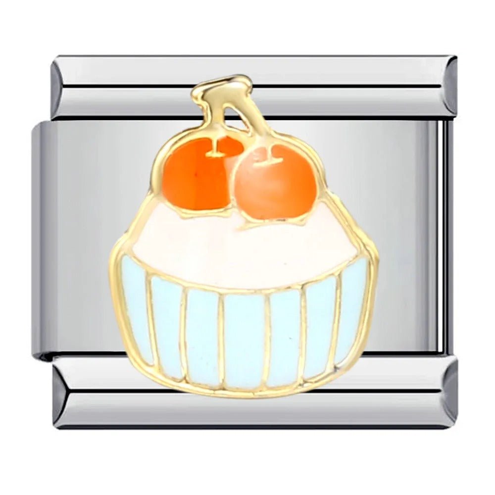 Cupcake dessert Italian charm 9mm food design
