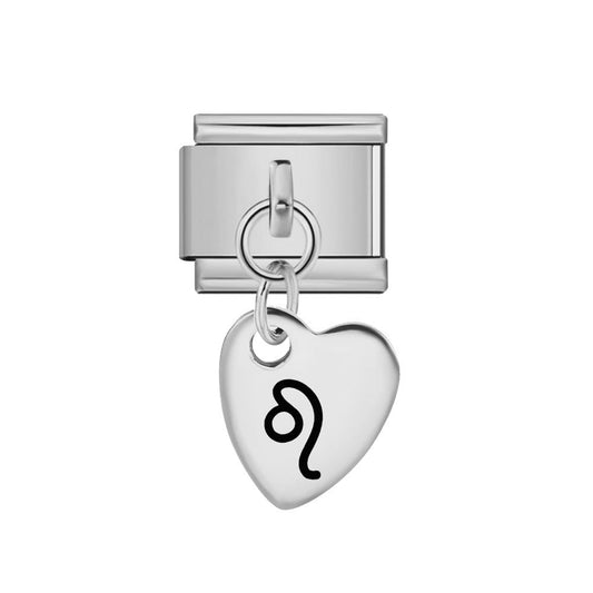 Dangling Leo 9mm Italian charm by Charmette compatible with all Italian charm bracelets