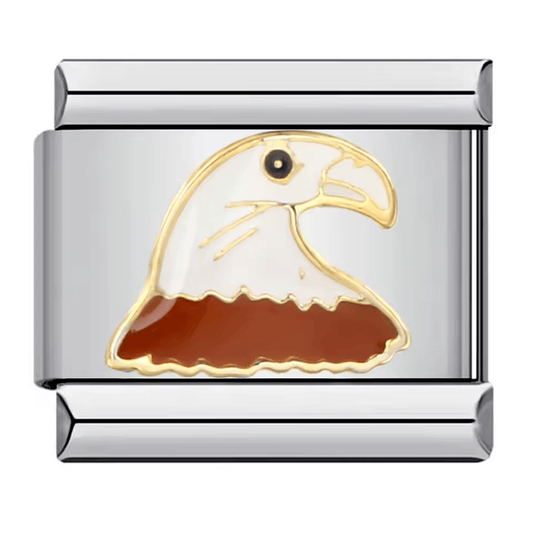 Eagle Italian charm 9mm bird design