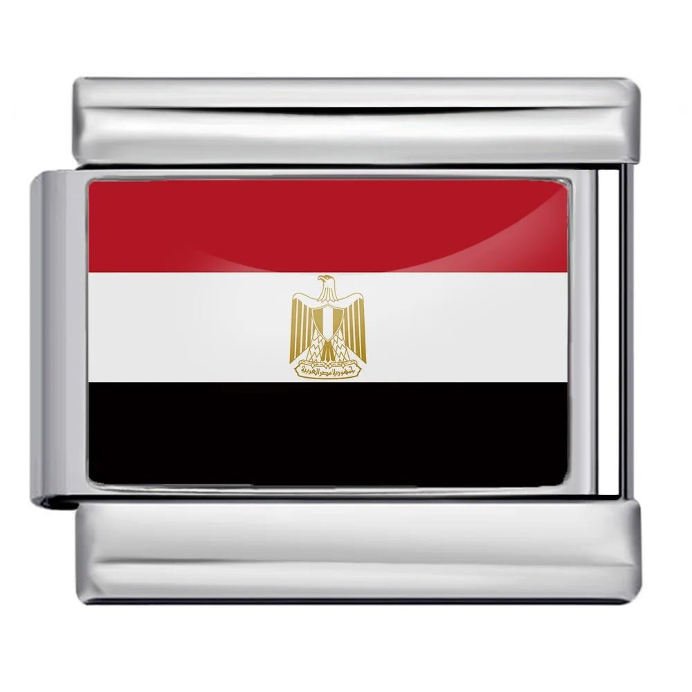 Egypt flag Italian charm 9mm