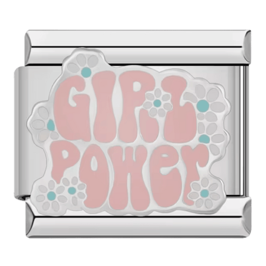 Girl Power Italian charm 9mm empowerment charm for Italian charm bracelet