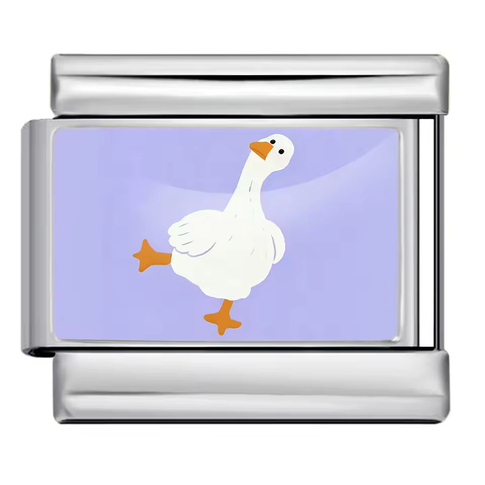 Goose Italian charm 9mm