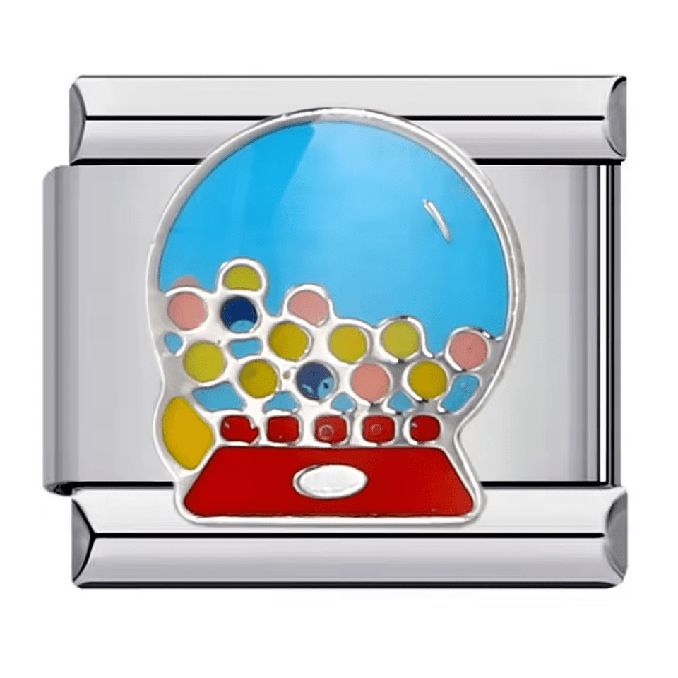Gumball machine Italian charm 9mm candy design