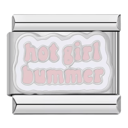 Hot Girl Summer 9mm Italian charm by Charmette compatible with all Italian charm bracelets