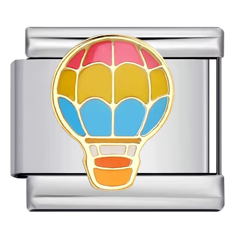 Hot air balloon Italian charm 9mm