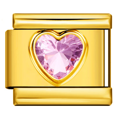 Pink Gem Heart