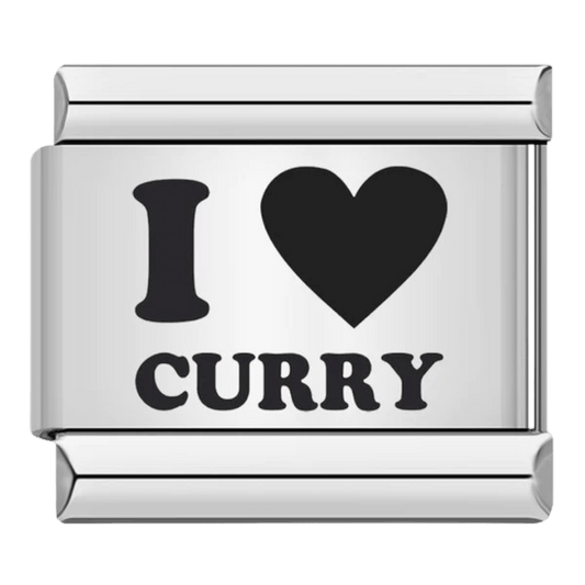 I love curry Italian charm 9mm food themed Italian charm bracelet link