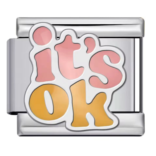 It's Ok Italian charm 9mm