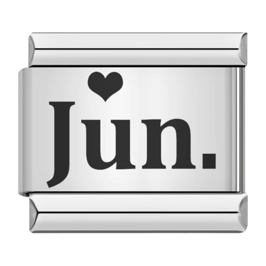 June month Jun Italian charm 9mm for Italian charm bracelet