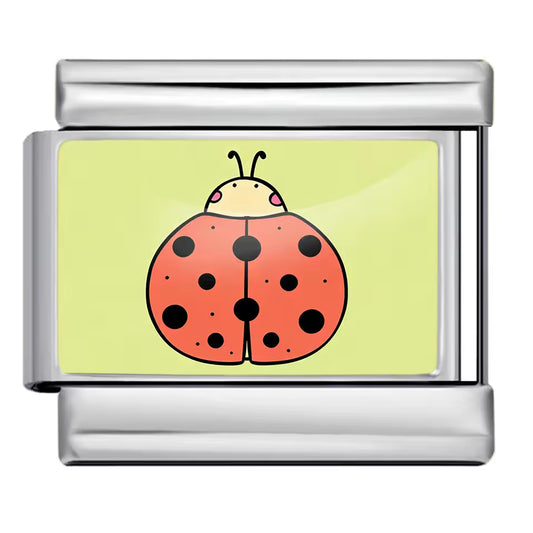 Ladybug Italian charm 9mm
