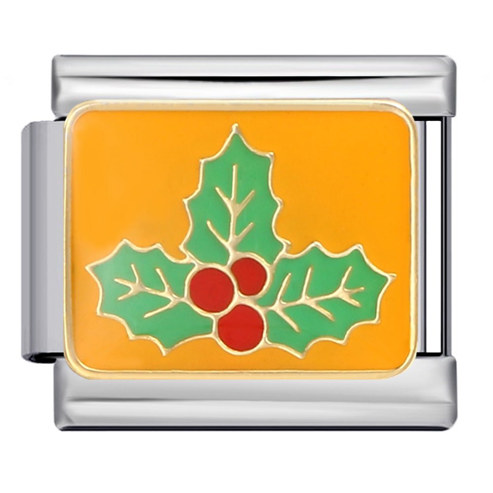 Mistletoe Italian charm 9mm