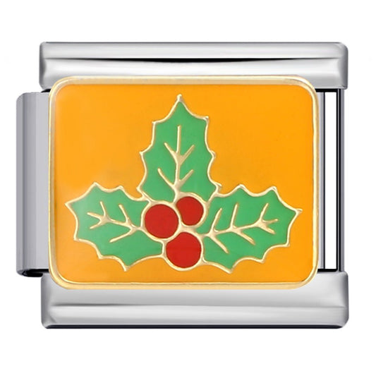 Mistletoe Italian charm 9mm
