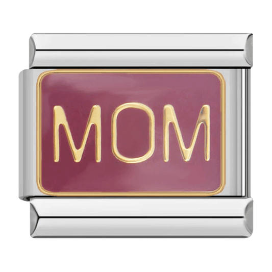 Mom 9mm Italian charm compatible with all Italian charm bracelets