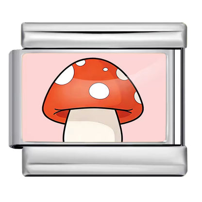 Mushroom Italian charm 9mm