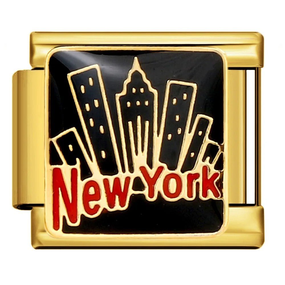 New York skyline Italian charm 9mm NYC charm