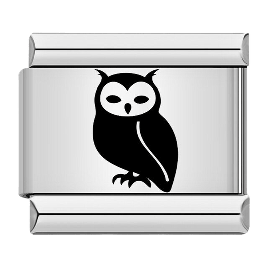 Owl Italian charm 9mm owl charm for Italian charm bracelet