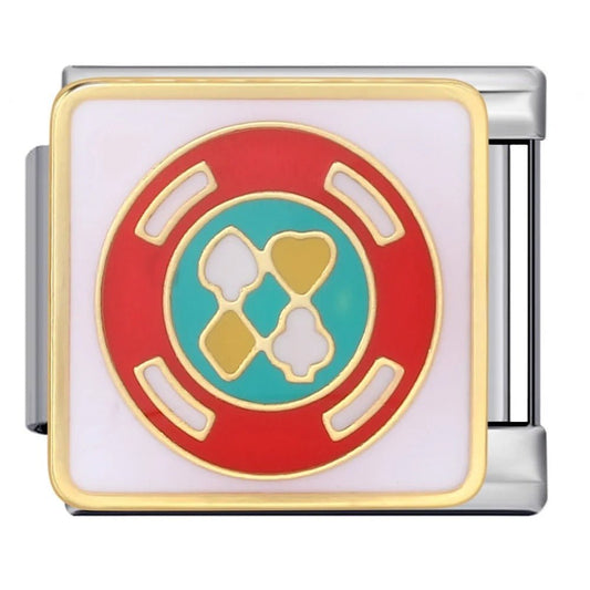 Poker chip Italian charm 9mm casino design