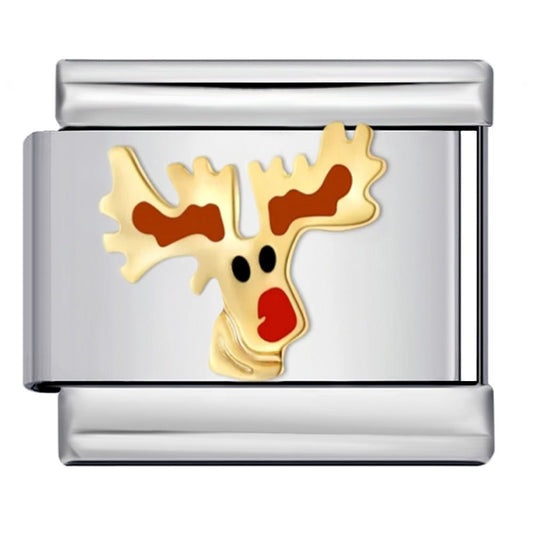 Reindeer Italian charm 9mm