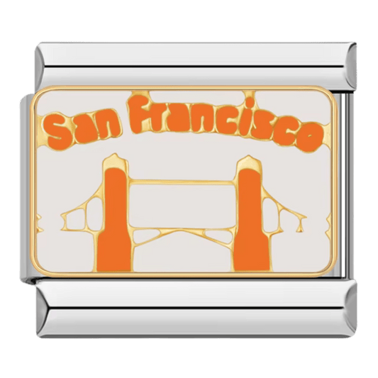 San Francisco Golden Gate Bridge Italian charm 9mm travel city charm