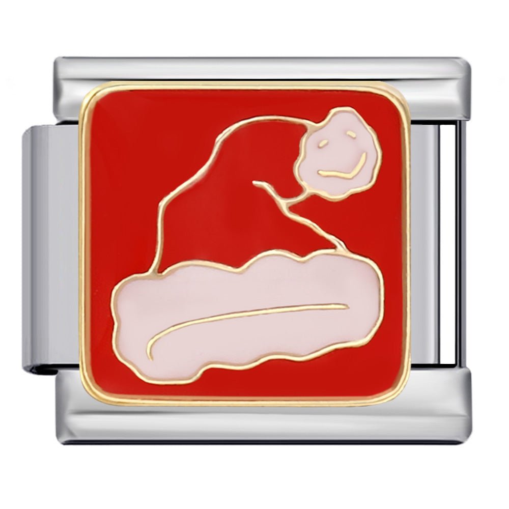 Santa’s hat Italian charm 9mm