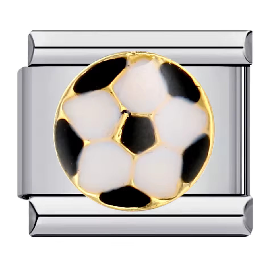 Soccer ball Italian charm 9mm