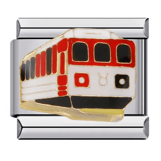 Subway Italian charm 9mm city train design