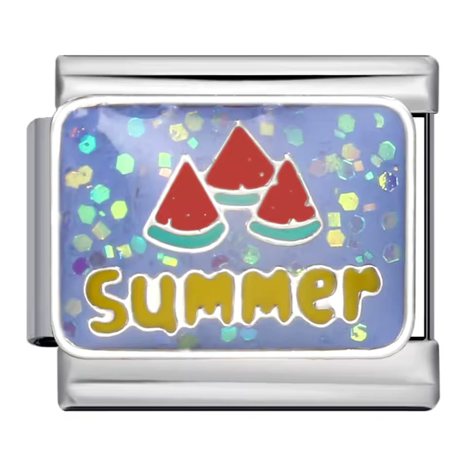 Summer Italian charm 9mm