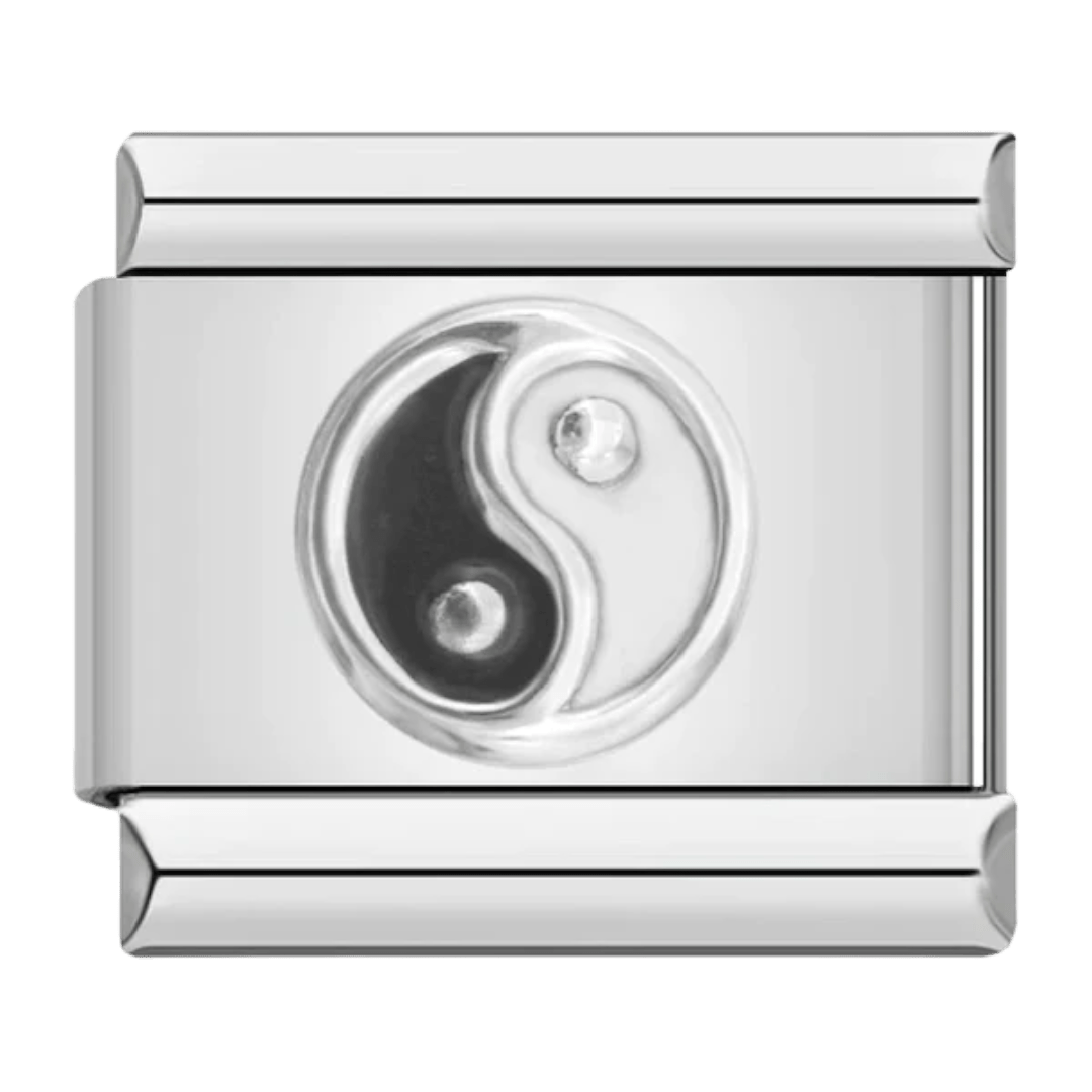 Yin Yang Italian charm 9mm balance symbol charm for Italian charm bracelet