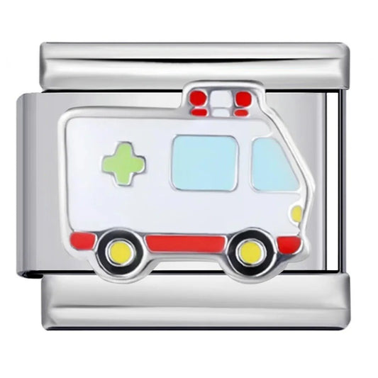 Ambulance - – Italian Charm Bracelet by Charmette