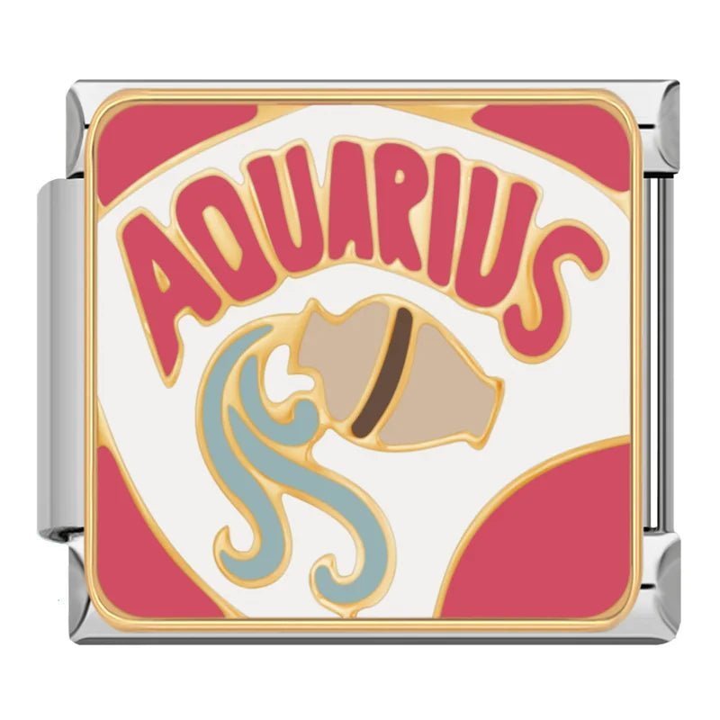 Aquarius - – Italian Charm Bracelet by Charmette