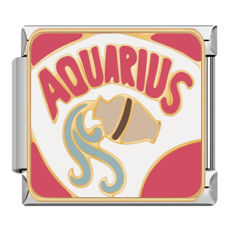 Aquarius - – Italian Charm Bracelet by Charmette