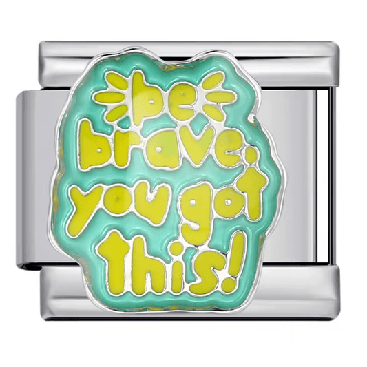 Be Brave, You Got This! - – Italian Charm Bracelet by Charmette