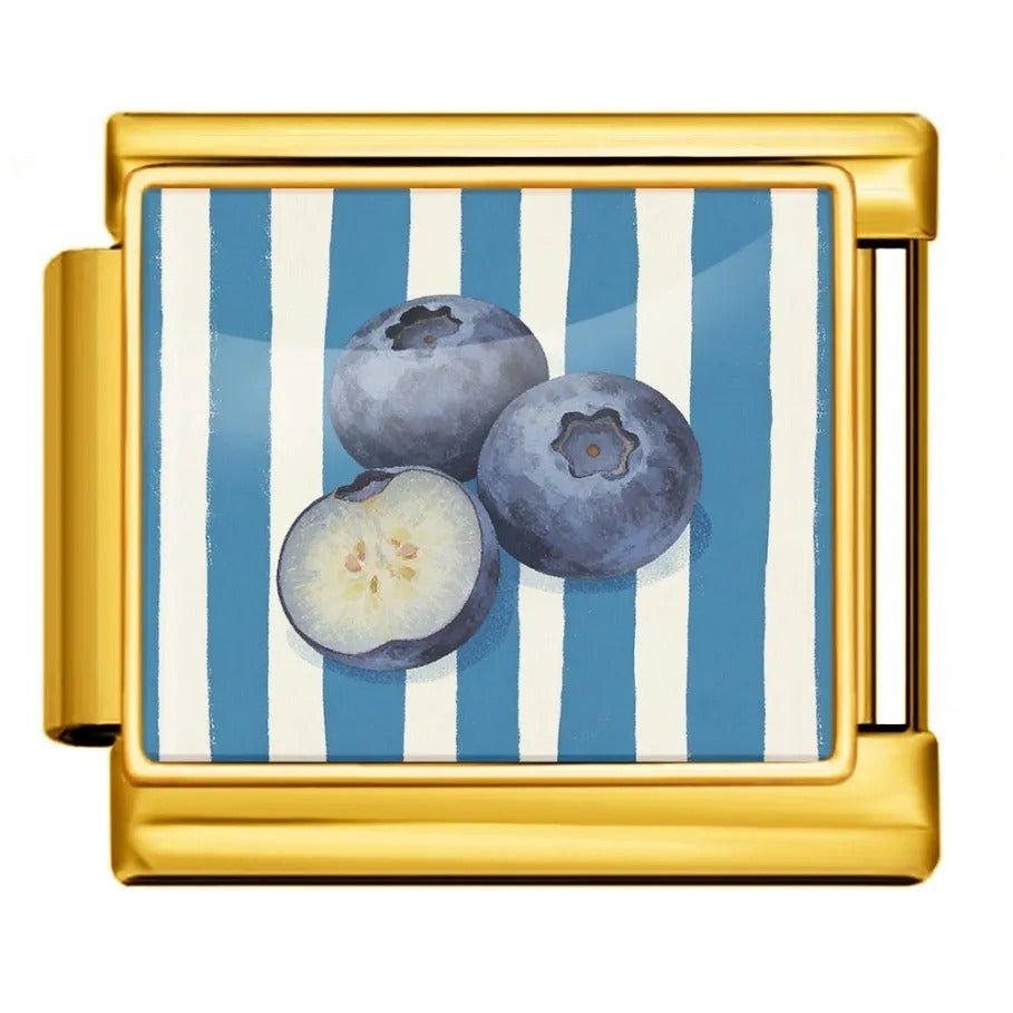 Blueberries - – Italian Charm Bracelet by Charmette