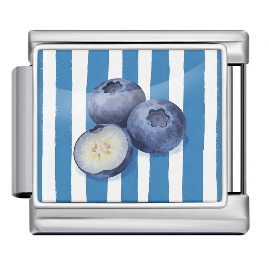 Blueberries - – Italian Charm Bracelet by Charmette