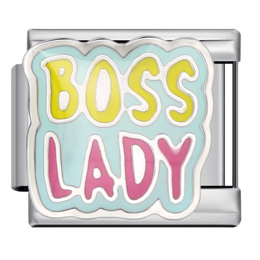 boss lady Italian charm 9mm empowerment bracelet charm