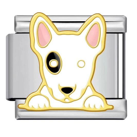 Bull Terrier - – Italian Charm Bracelet by Charmette