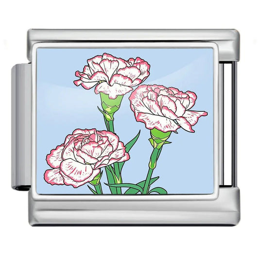 Carnations - – Italian Charm Bracelet by Charmette