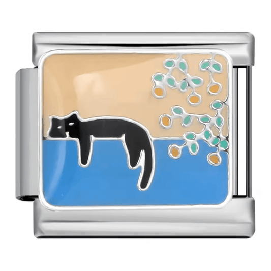Cat On Wall - – Italian Charm Bracelet by Charmette