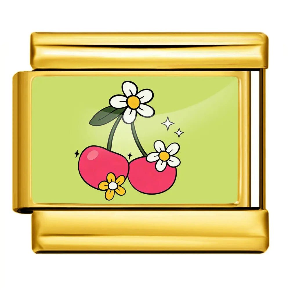 Cherries - – Italian Charm Bracelet by Charmette