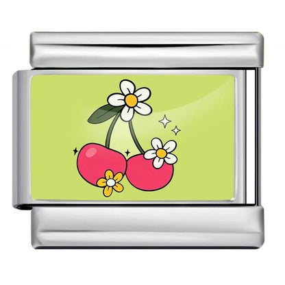 Cherries - – Italian Charm Bracelet by Charmette