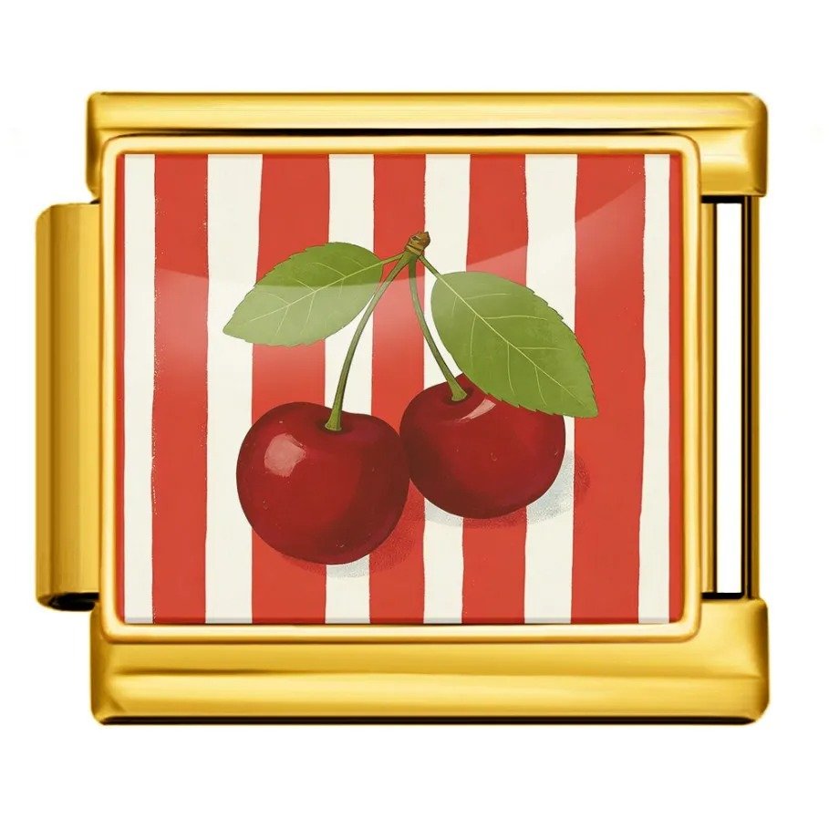Cherries - – Italian Charm Bracelet by Charmette