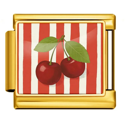 Cherries - – Italian Charm Bracelet by Charmette