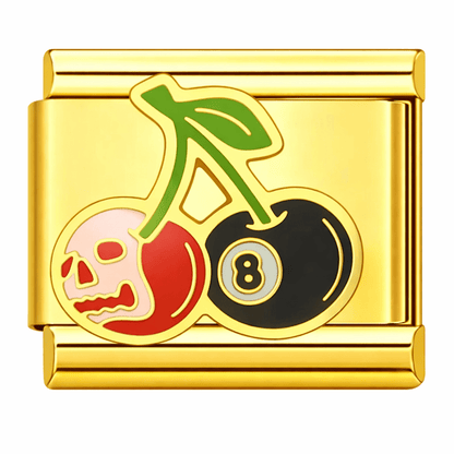 Cherry 8 Ball - – Italian Charm Bracelet by Charmette