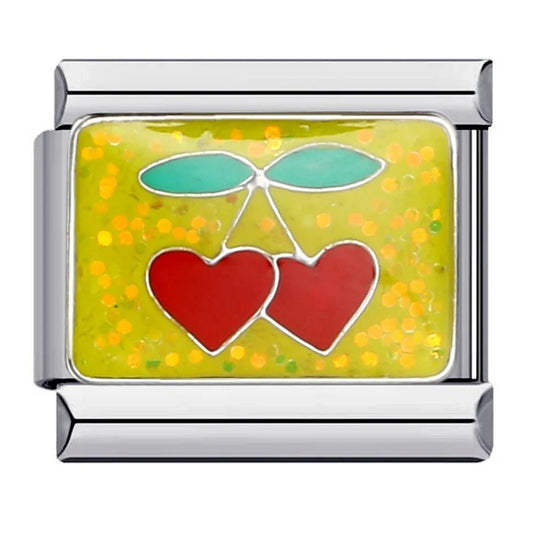 Cherry Hearts - – Italian Charm Bracelet by Charmette