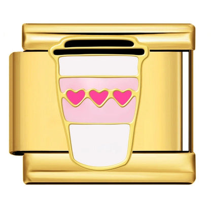 Coffee Cup - – Italian Charm Bracelet by Charmette